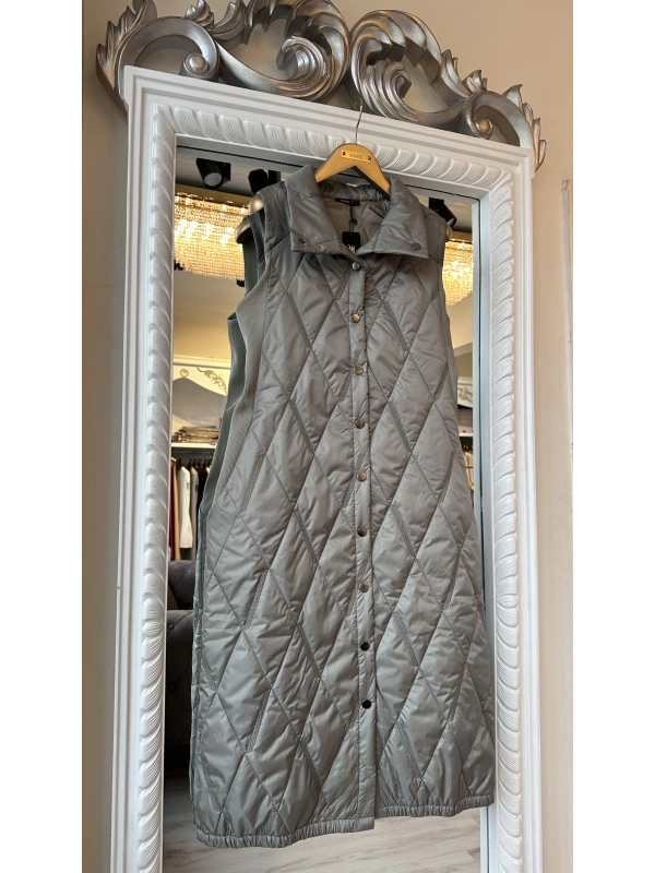 İNVEE 6916 Kapitone Yelek - Çağla