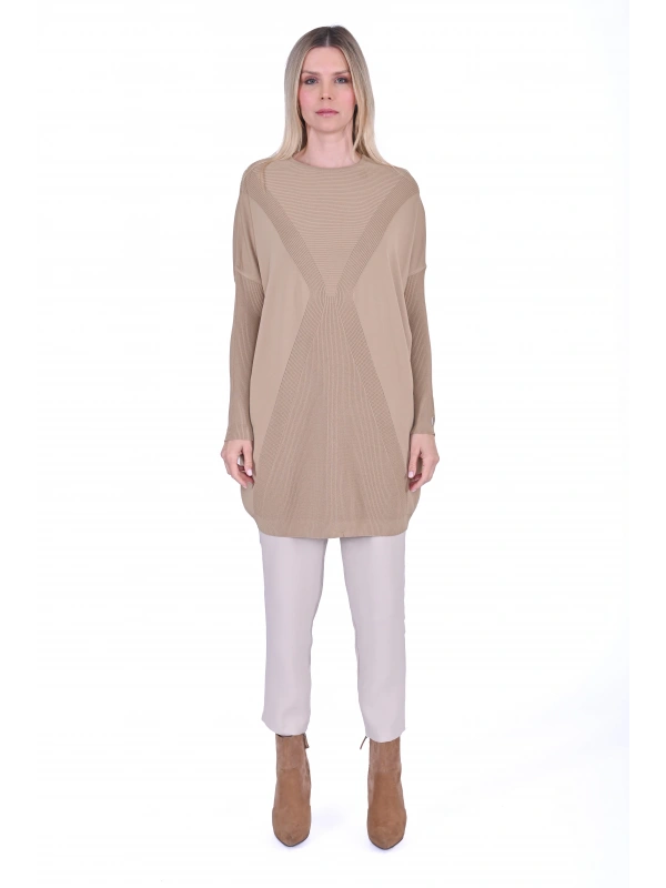 İNVEE 6923 Camel Tunik