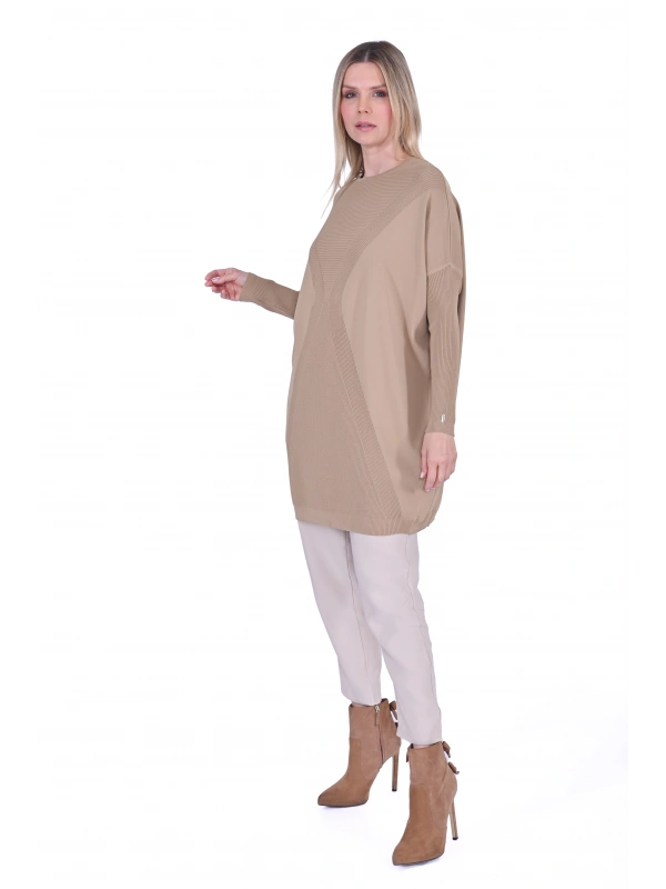 İNVEE 6923 Camel Tunik