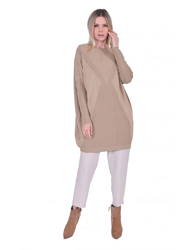 İNVEE 6923 Camel Tunik