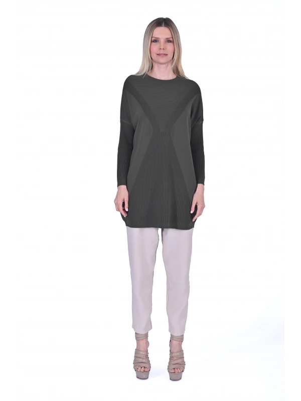 İNVEE 6923 Haki Tunik