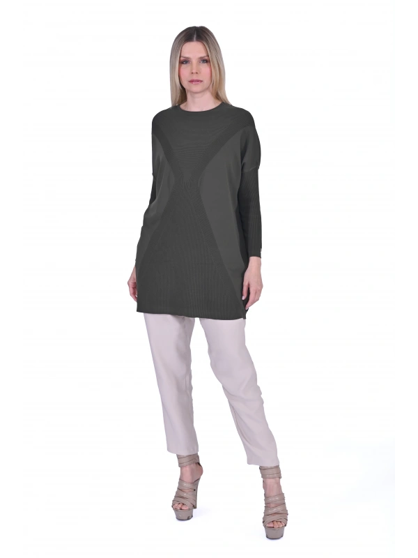 İNVEE 6923 Haki Tunik