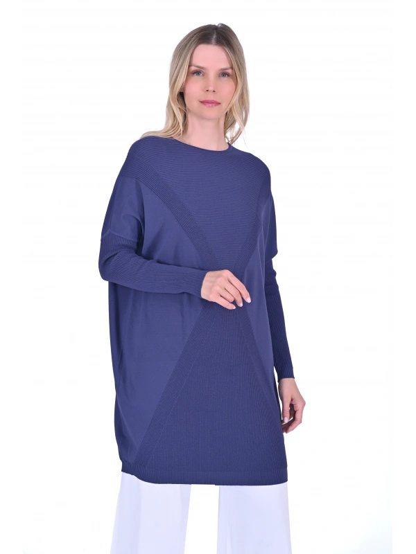 İNVEE 6923 İndigo Tunik