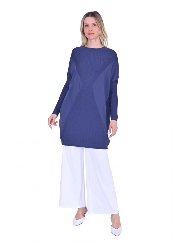 İNVEE 6923 İndigo Tunik