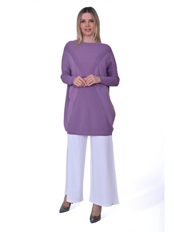 İNVEE 6923 Lila Tunik
