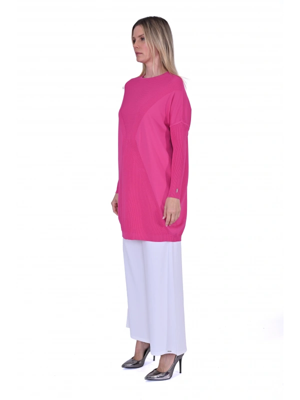 İNVEE 6923 Pembe Tunik