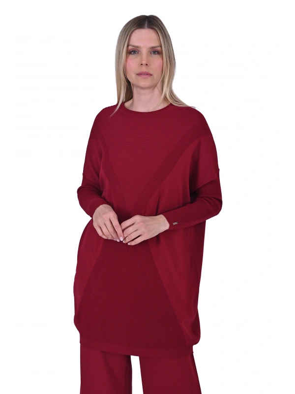İNVEE 6923 Tunik Bordo