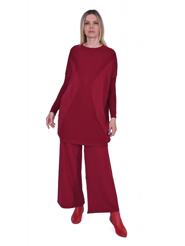 İNVEE 6923 Tunik Bordo