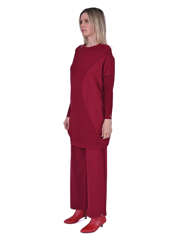 İNVEE 6923 Tunik Bordo