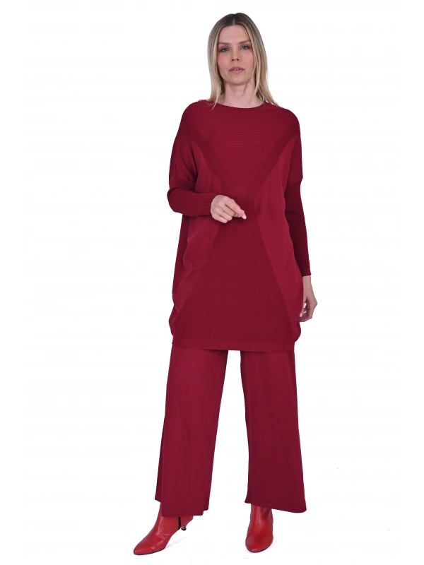 İNVEE 6923 Tunik Bordo