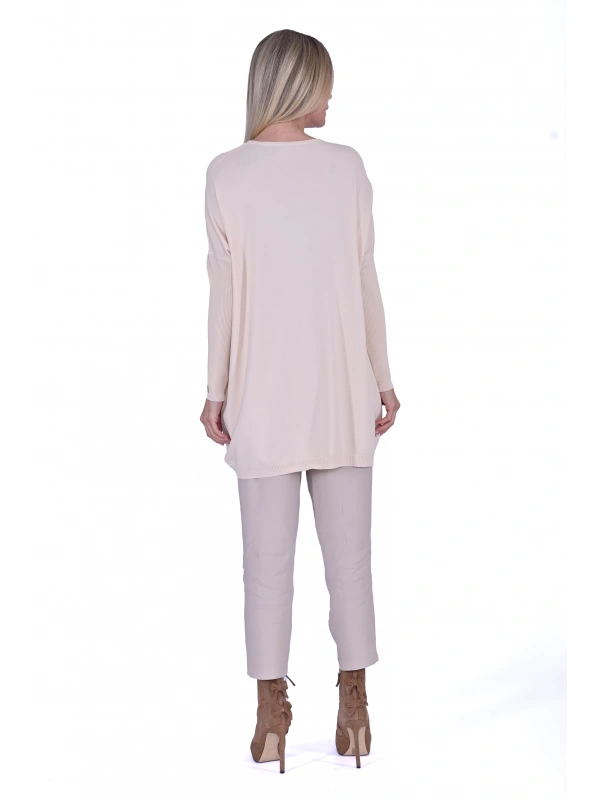 İNVEE 6923 Vanilya Tunik
