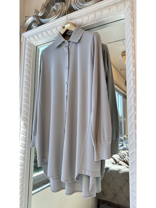 İNVEE 6926 Gri Tunik