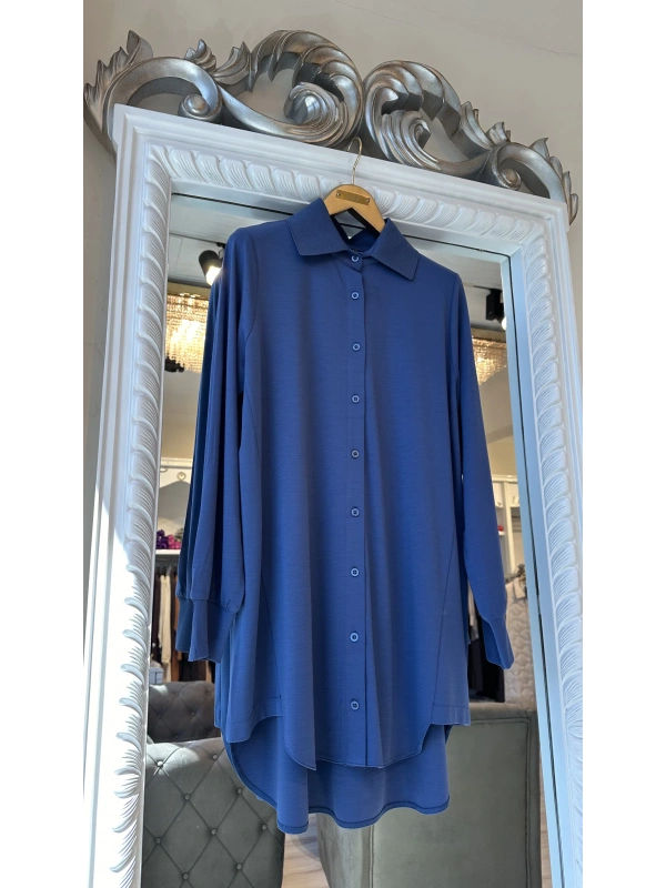 İNVEE 6926 İndigo Tunik