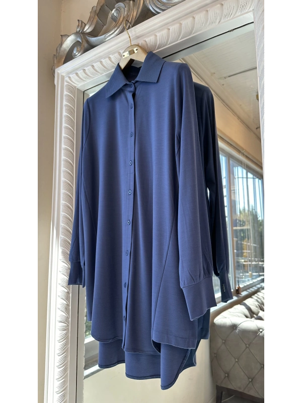 İNVEE 6926 İndigo Tunik