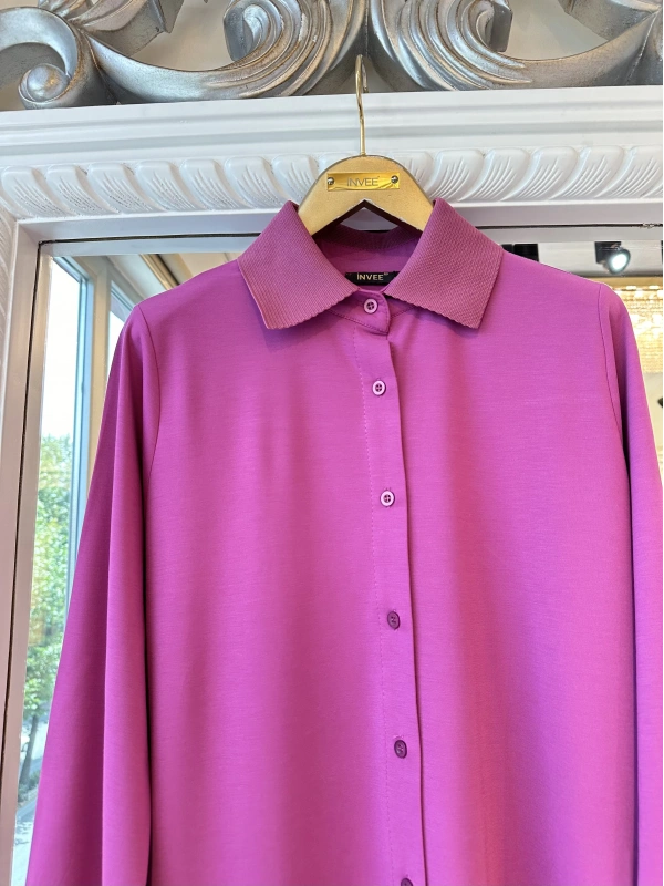 İNVEE 6926 Vişne Tunik