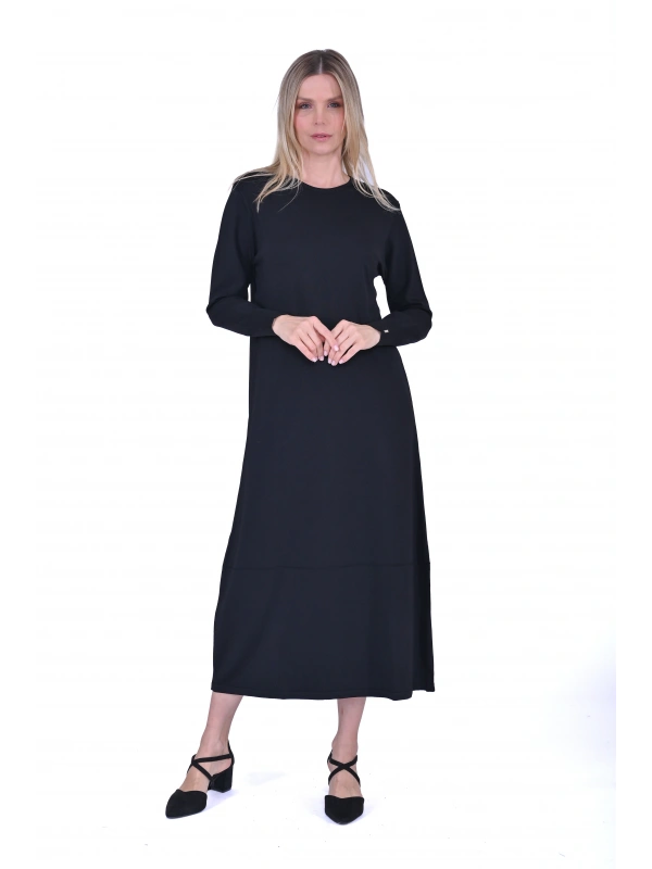 İNVEE Siyah Triko Elbise