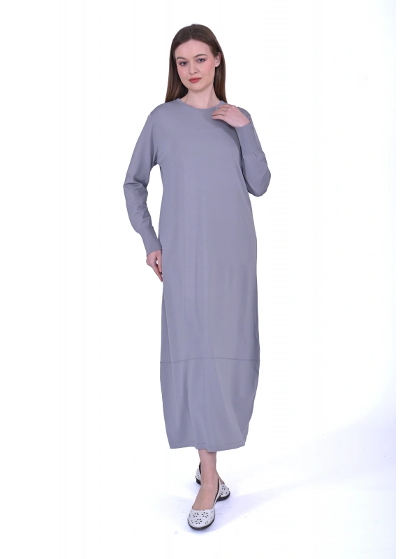 İNVEE Gri Triko Elbise