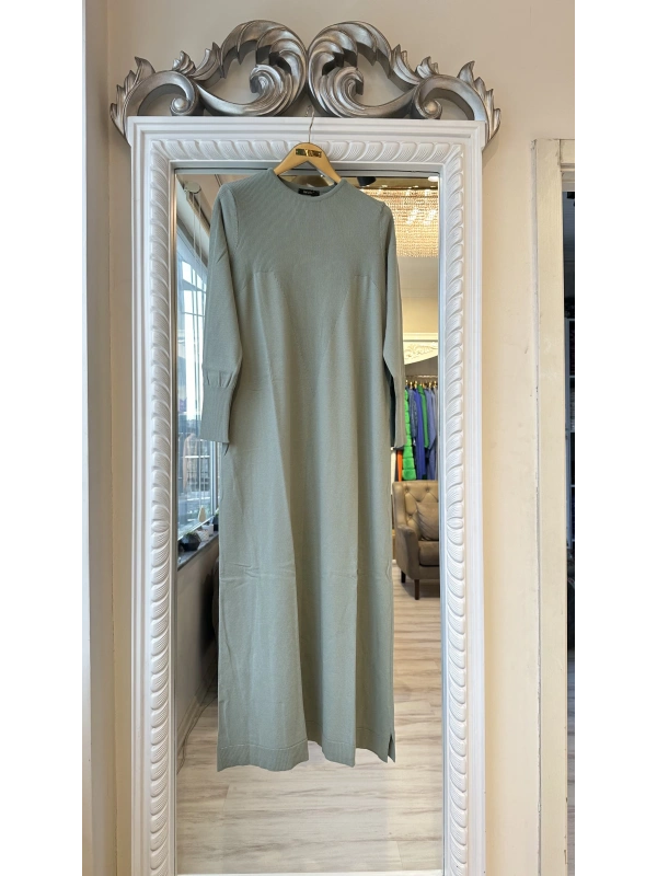 İNVEE 6931 Triko Elbise - Küfrengi