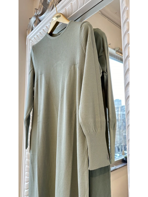 İNVEE 6931 Triko Elbise - Küfrengi