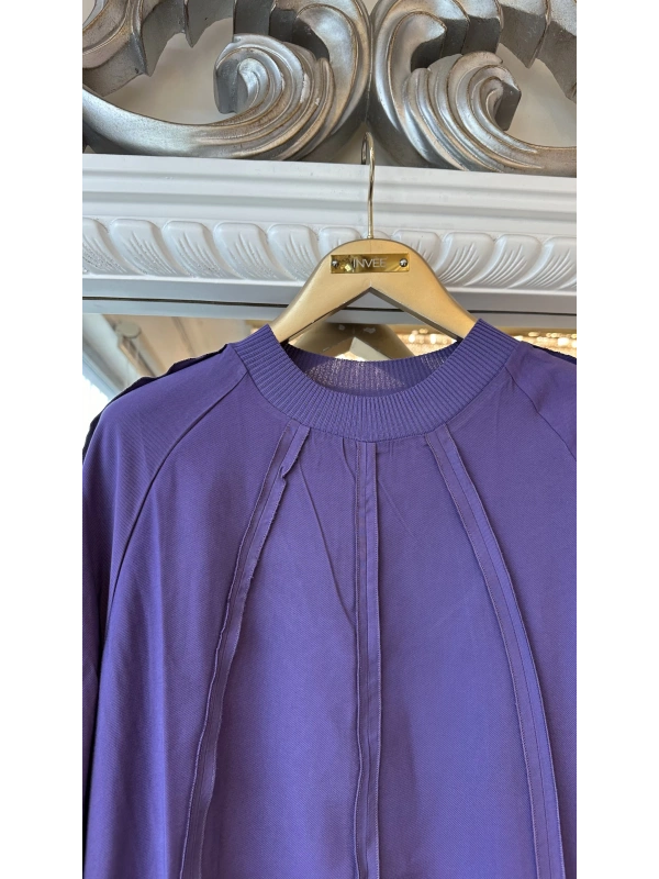 İNVEE 6936 Mor Modal Elbise
