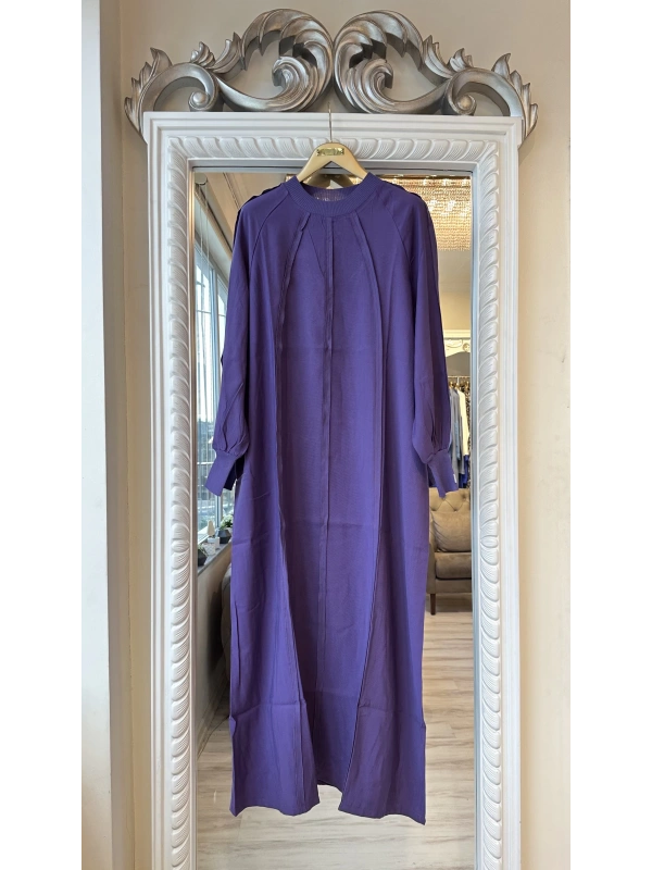 İNVEE 6936 Mor Modal Elbise