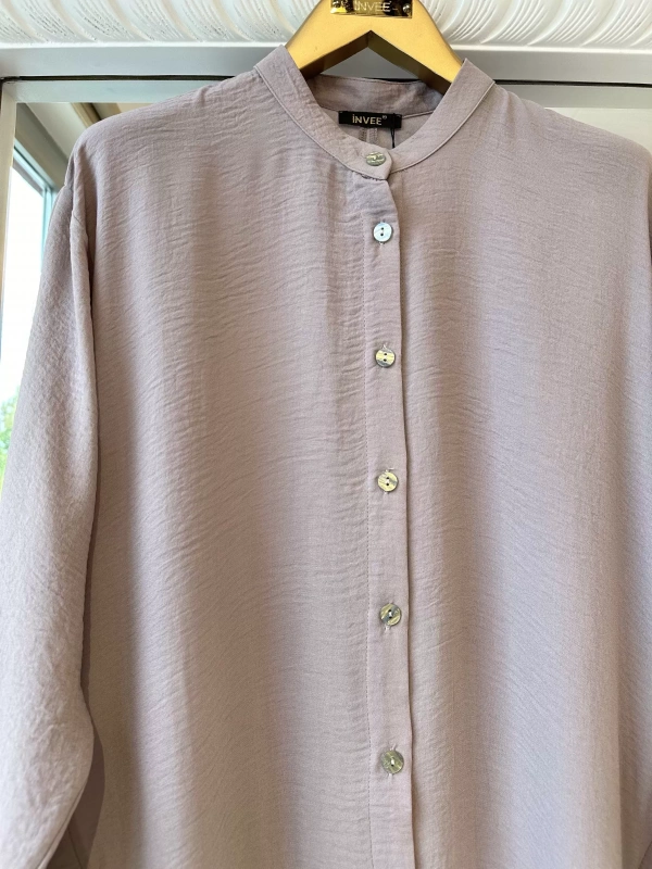 İNVEE 6941 Vizon Caz Gömlek