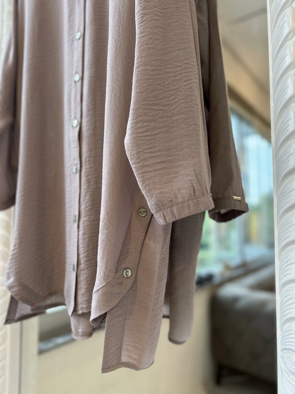 İNVEE 6941 Vizon Caz Gömlek