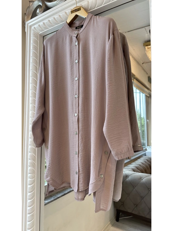 İNVEE 6941 Vizon Caz Gömlek