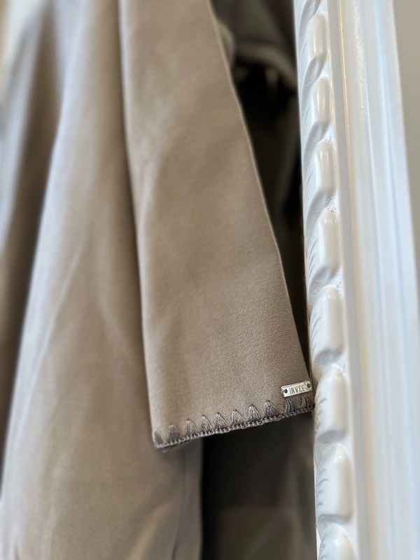 İNVEE 6949 Nakışlı Kaşe Kap - Vizon