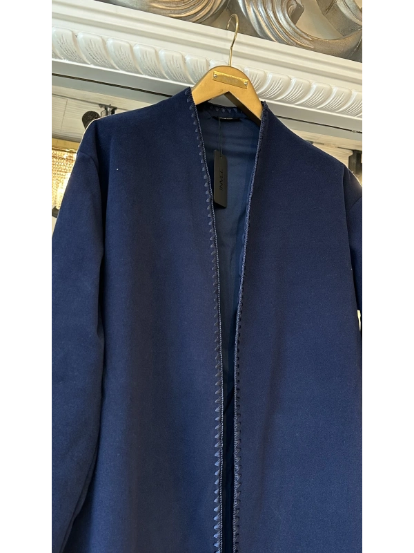 İNVEE 6949 Nakışlı Kaşe Kap - Lacivert