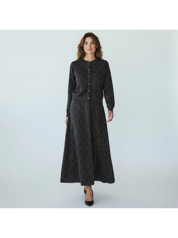 İNVEE 6951 Yün Karışımlı Triko Takım