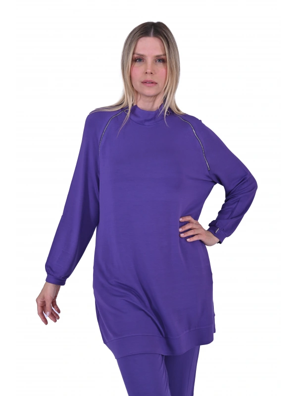 İNVEE 6956 İki İplik Eşofman Takımı - Mor