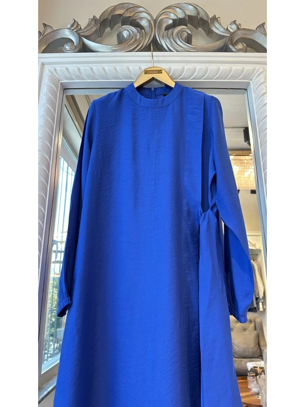 INVEE 6958 Modal Kumaş Sax Elbise