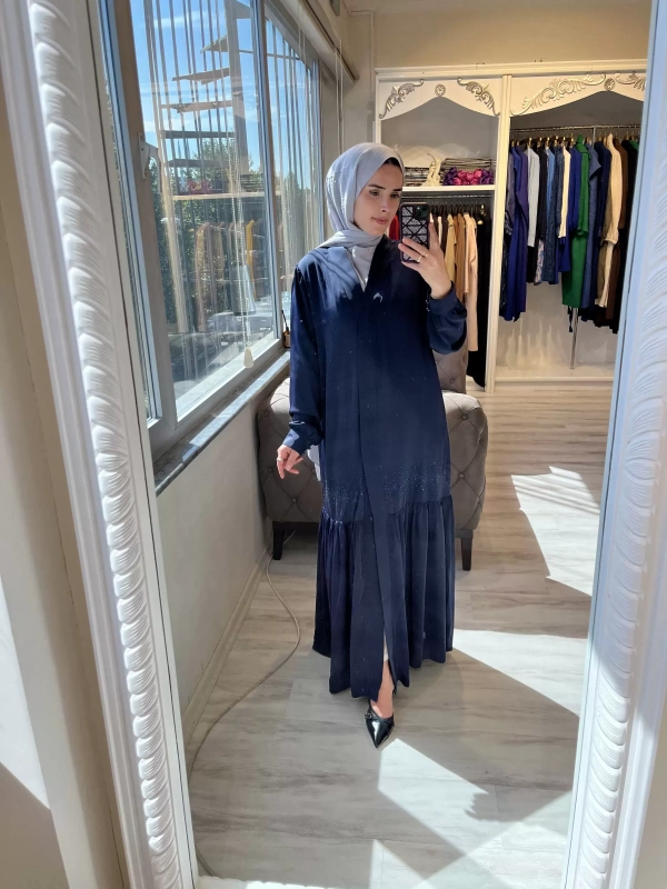 INVEE 6965 Lacivert Ferace