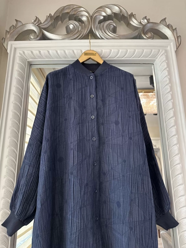 İNVEE 6982 Lacivert Modal Tunik