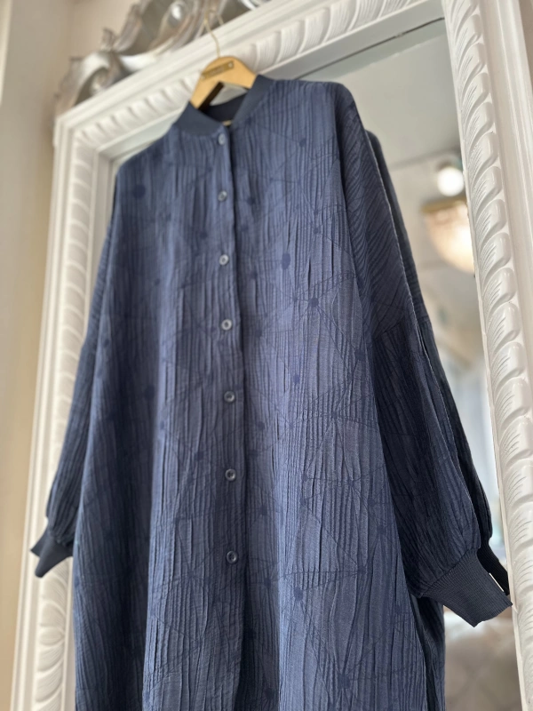 İNVEE 6982 Lacivert Modal Tunik