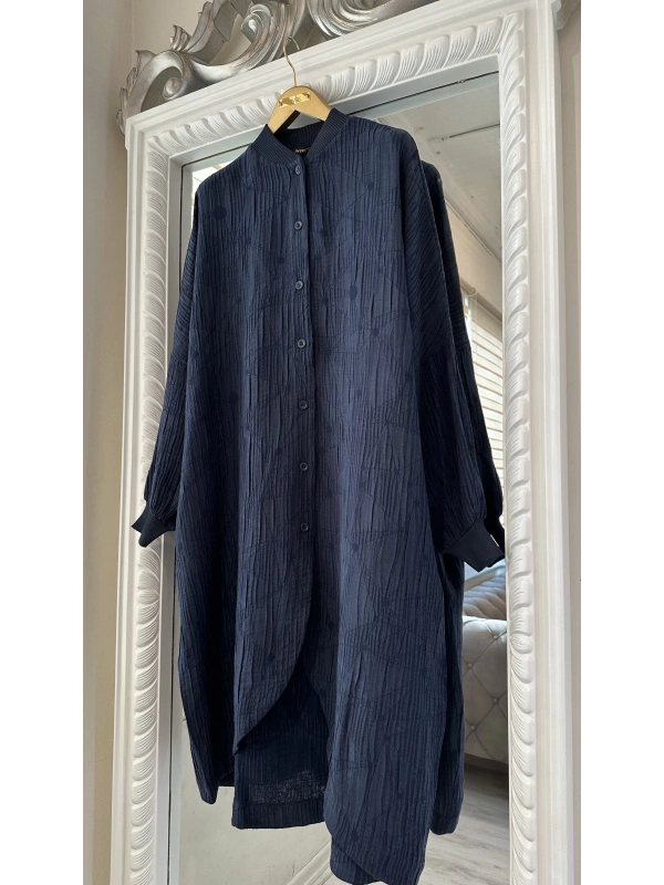 İNVEE 6982 Lacivert Modal Tunik