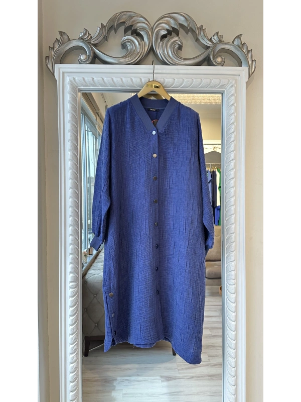 İNVEE 6983 İndigo Kap