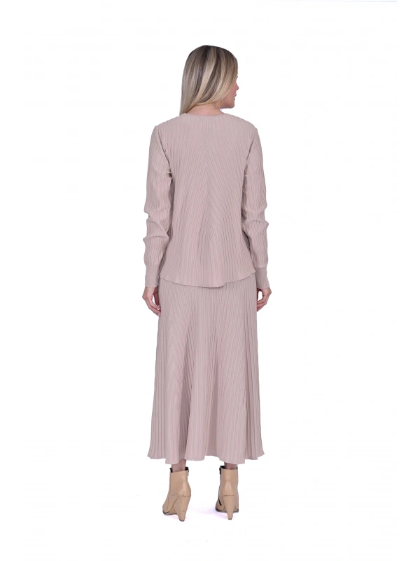 İNVEE 6985 Fondöten Triko Tunik