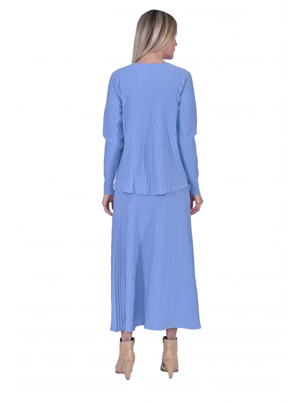 İNVEE 6985 Mavi Triko Tunik