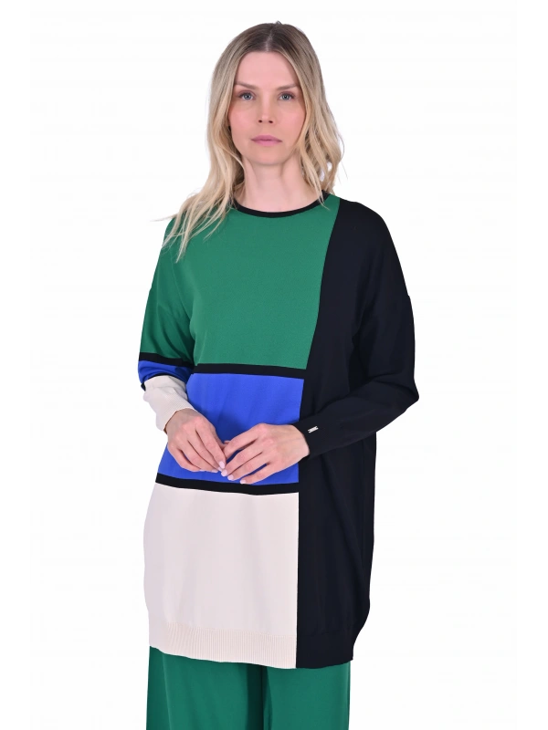 İNVEE 6994 Siyah Triko Tunik