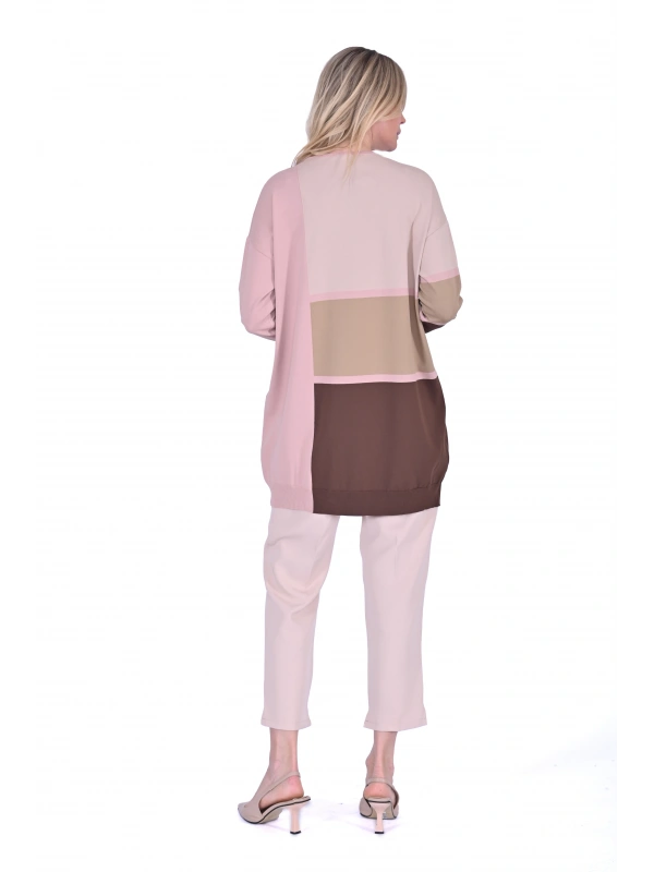 İNVEE 6994 Somon Triko Tunik