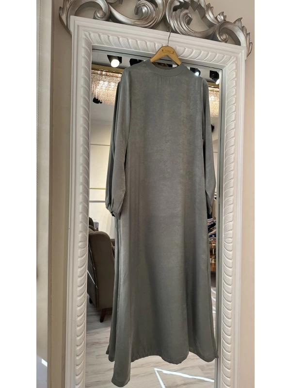 INVEE 7005 Yeşil Elbise