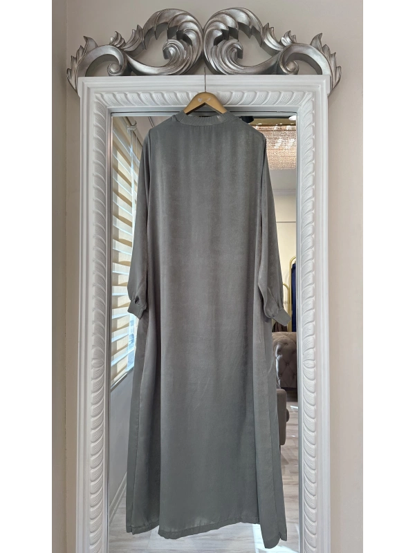 INVEE 7005 Yeşil Elbise