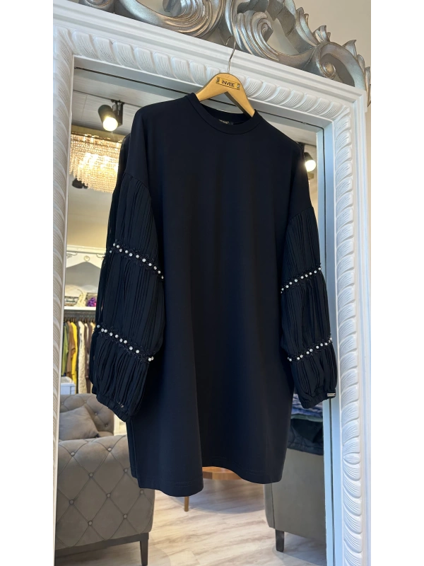 INVEE 7006 İnci Detaylı Tunik