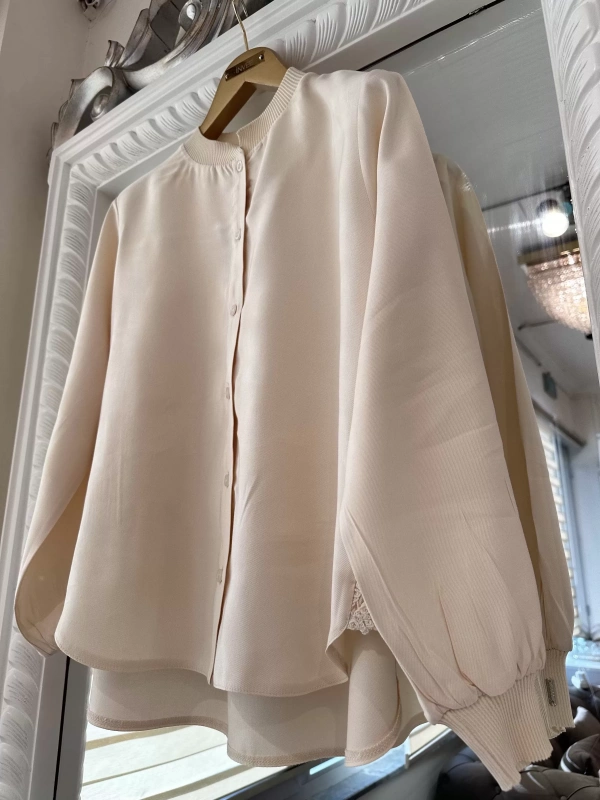 INVEE 7008 Ekru Dantel Takım