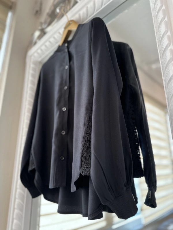 INVEE 7008 Siyah Dantel Takım