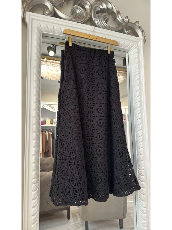 INVEE 7008 Siyah Dantel Takım