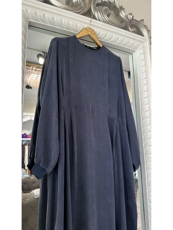 INVEE 7013 Lacivert Modal Elbise