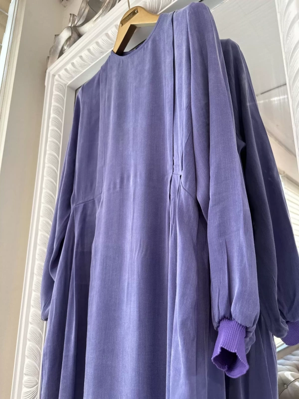 INVEE 7013 Mor Modal Elbise